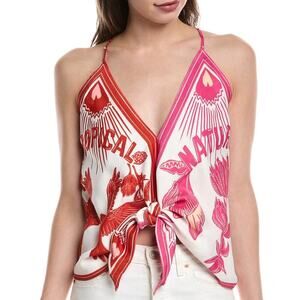 FARM Rio Halter Bandana Blouse
